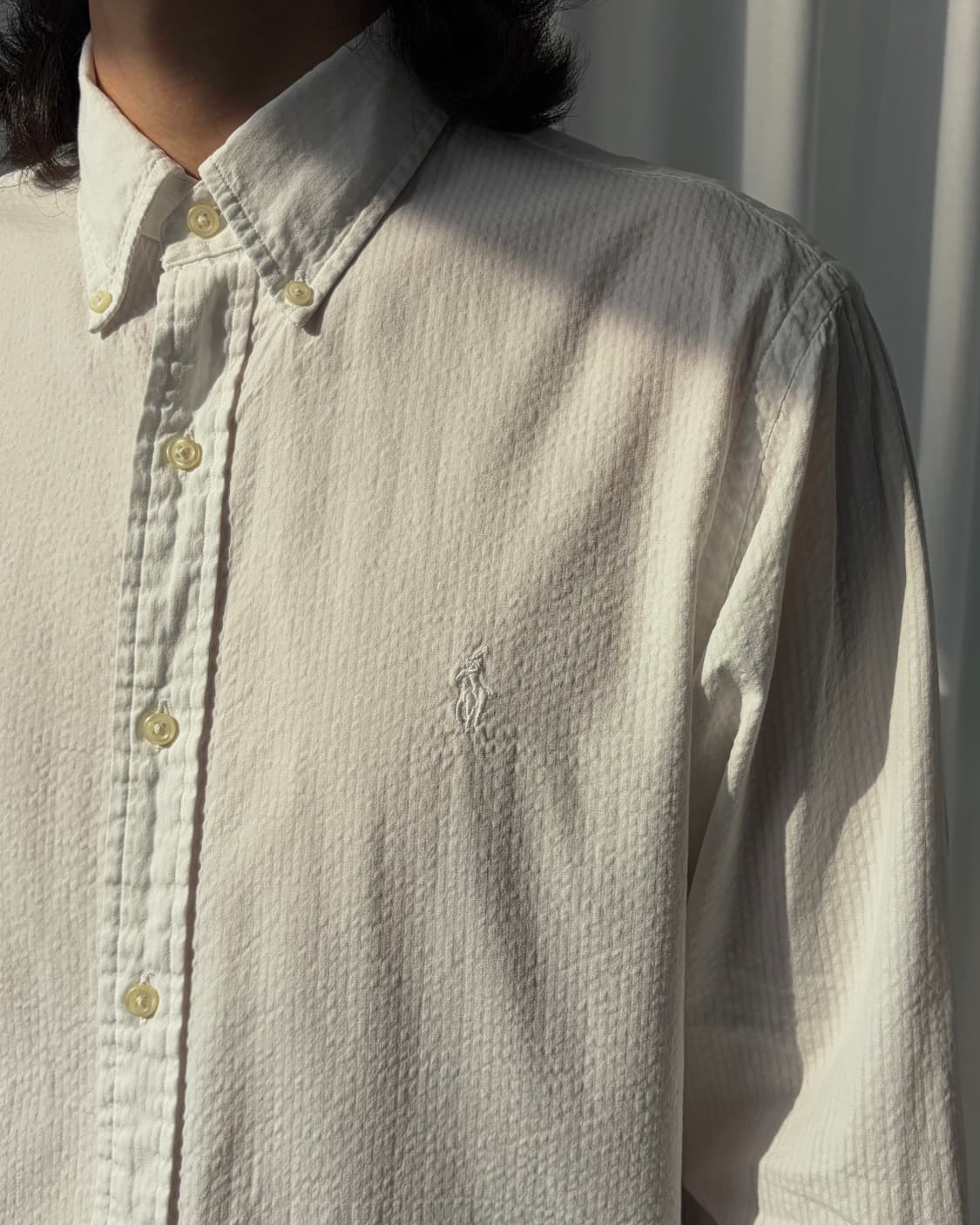 [L]폴로 랄프로렌 클래식핏 시어서커 셔츠 상품이미지4