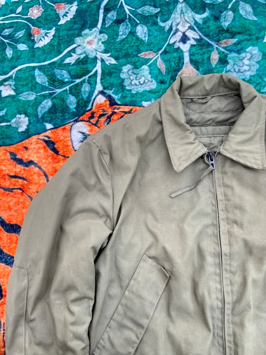 90s CVC tanker jacket OG (S-L) 상품이미지5
