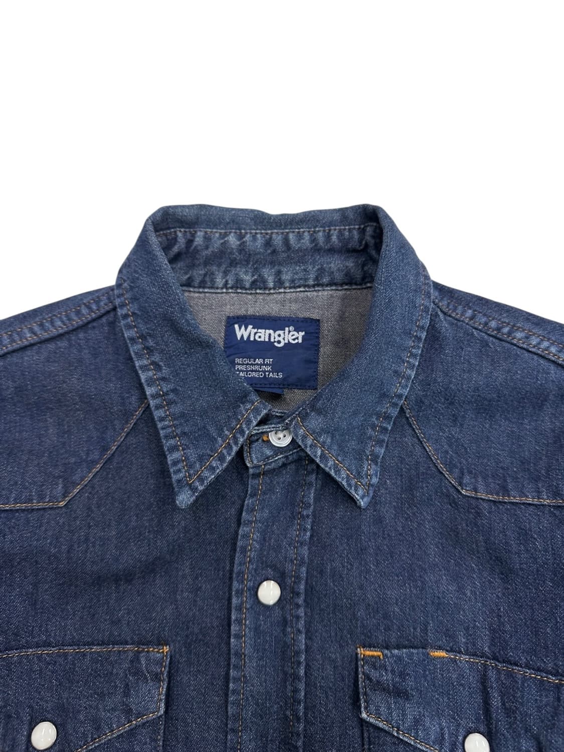 랭글러 샴브레이 청셔츠 (M) 상품이미지4