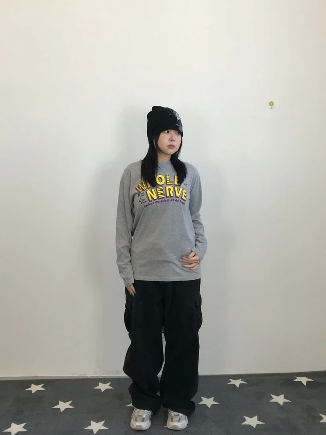 Whole Nerve Graphic Long Sleeve T-Shirt 상품이미지1