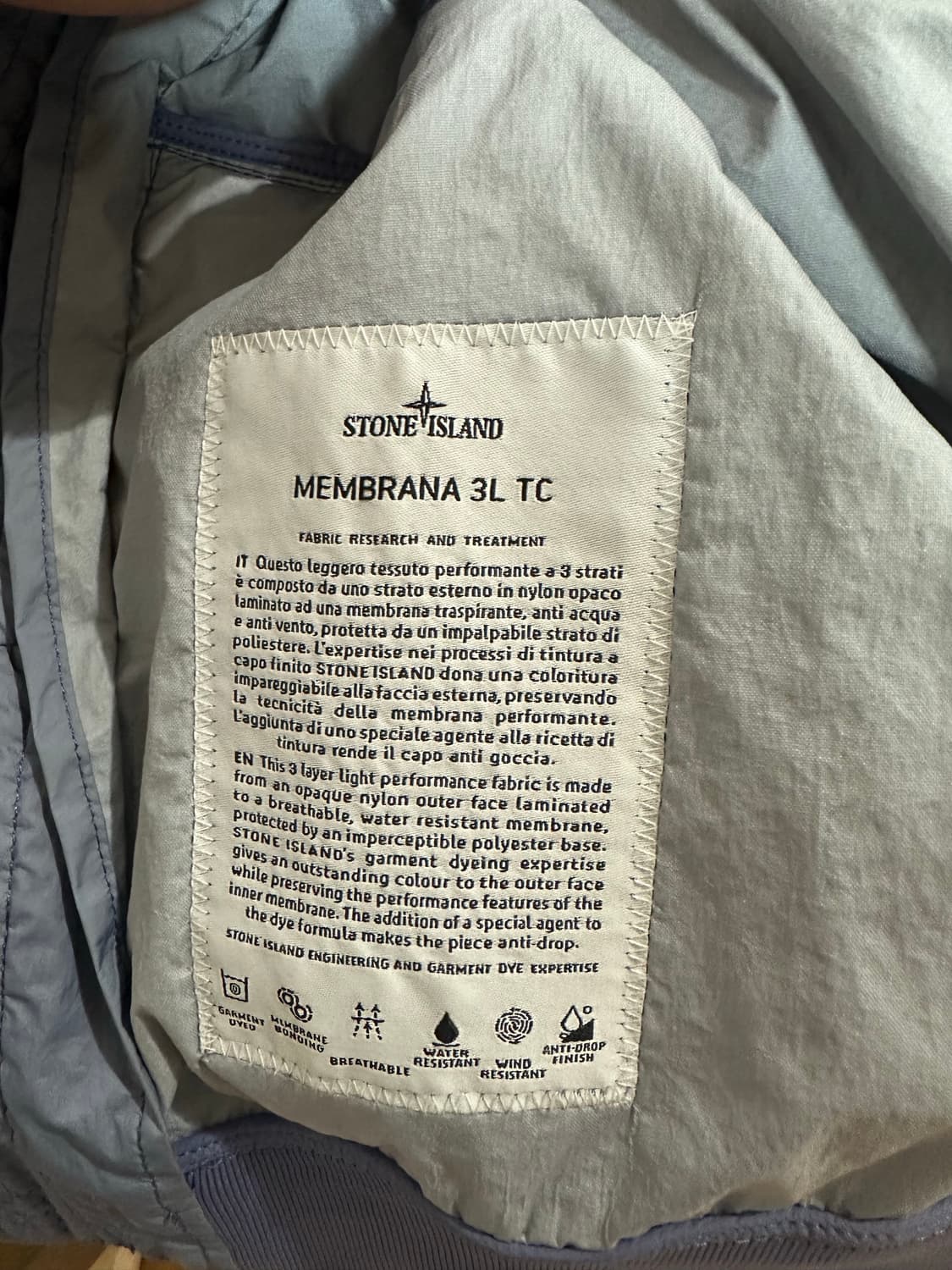 스톤아일랜드 멤브라나 3L TC [XL] 상품이미지4