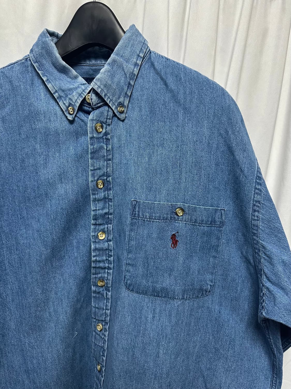 no.164 폴로 랄프로렌 포켓데님셔츠 xl 상태굿 상품이미지2