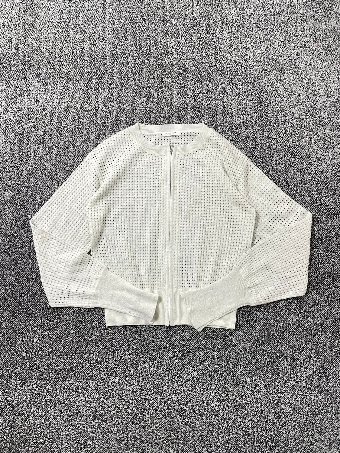 vinteちきゅ. Classical Elf 크로셰 글리터 니트 가디건 상품이미지1