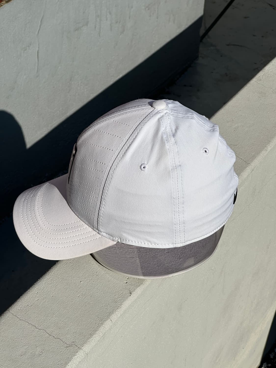 [M-L] 나이키 타이거우즈 로고 화이트 볼캡 모자 상품이미지3