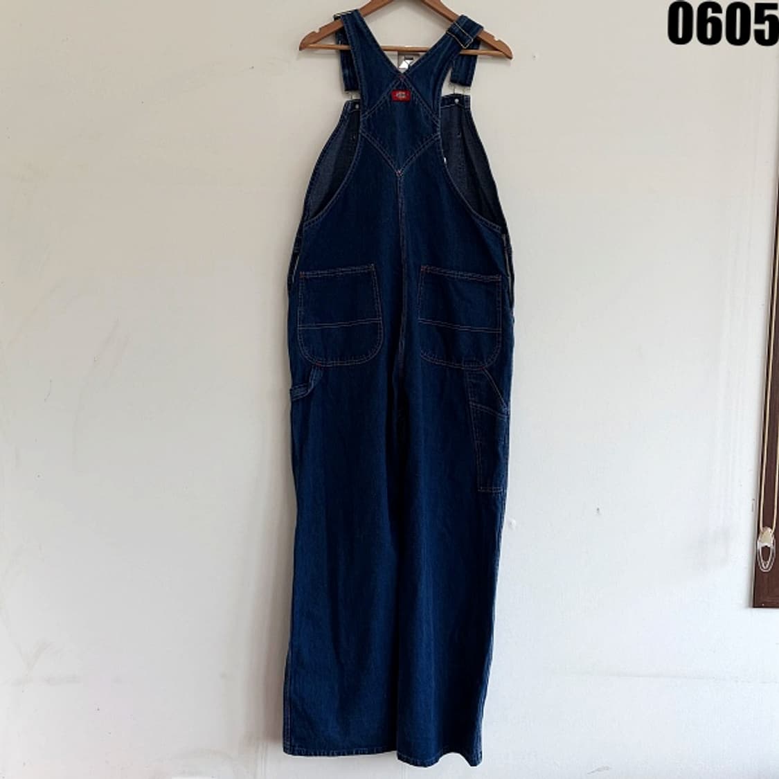 디키즈 인디고 데님 빕 오버롤 점프수트 36X30 0605 상품이미지9