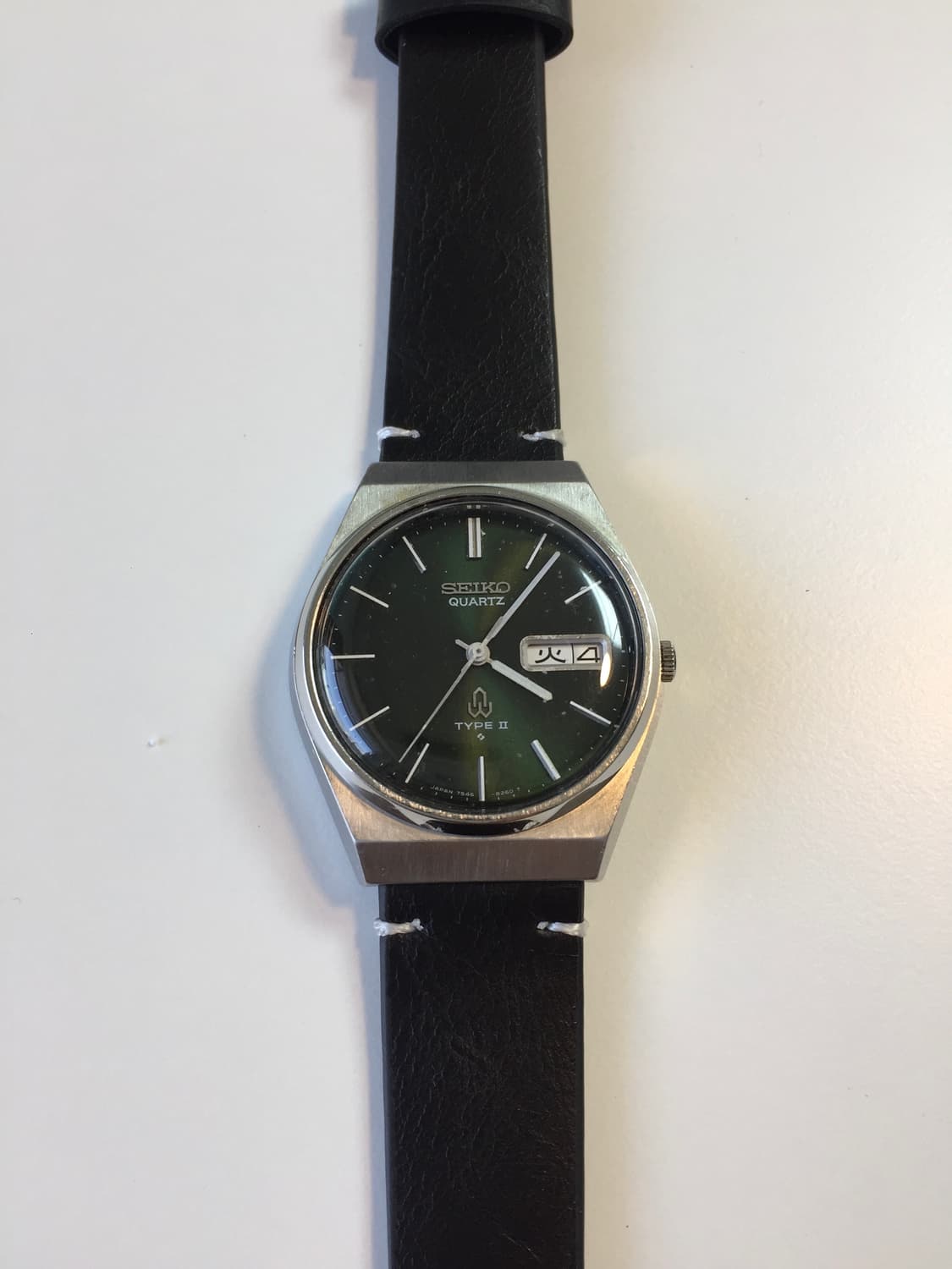 70s seiko type 2 olive dial quartz 상품이미지7