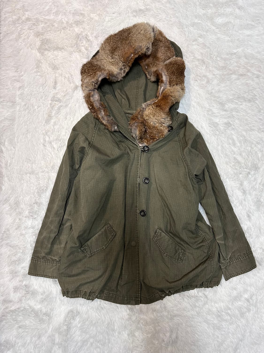 huge fur safari hunting jacket 상품이미지1