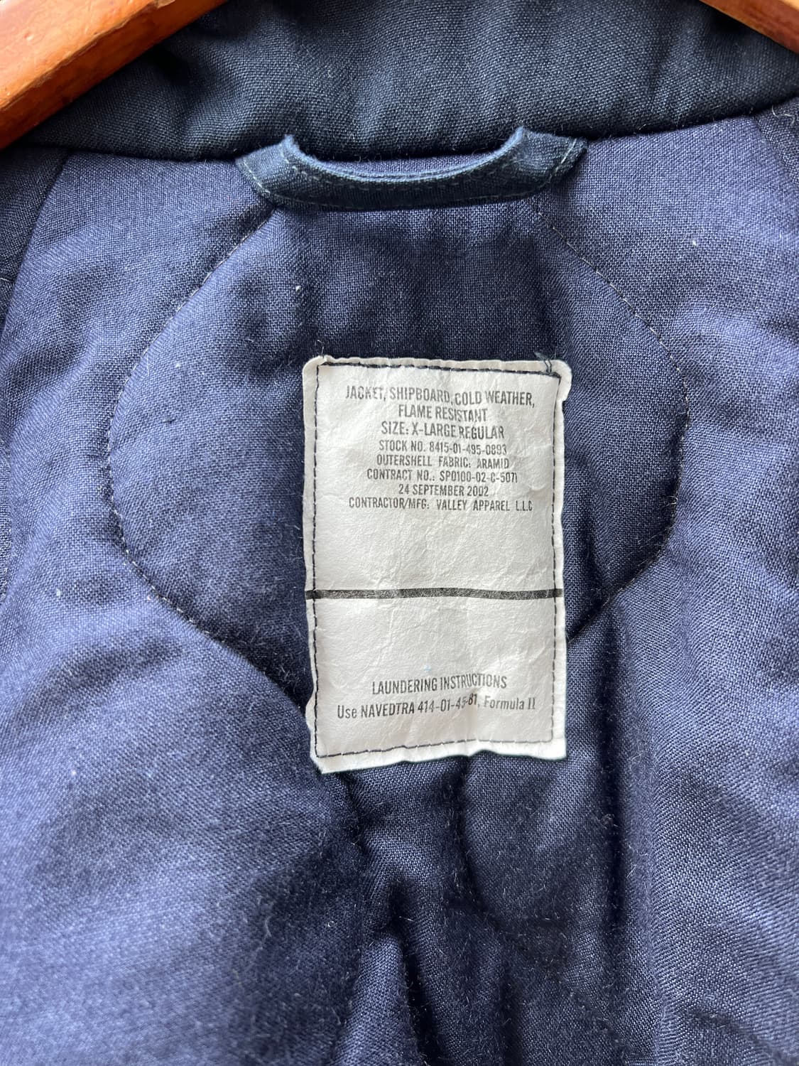 2000s USN SHIPBOARD PARKA 미해군 쉽보드 방한파카 상품이미지10