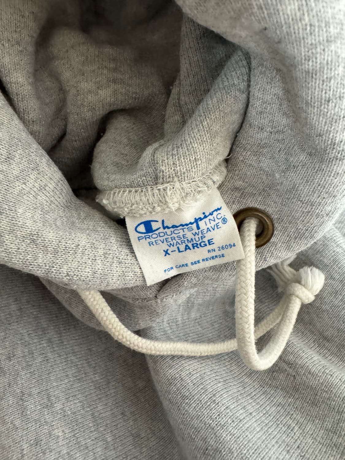 챔피온 리버스위브 블루택 후드티 Xl 사이즈 상품이미지2