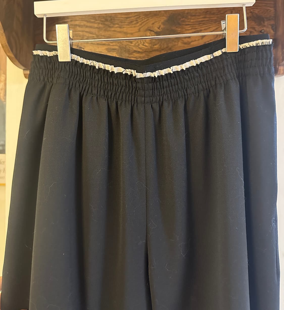 스탠드얼론 울 조거 팬츠 블랙 (M) 상품이미지2