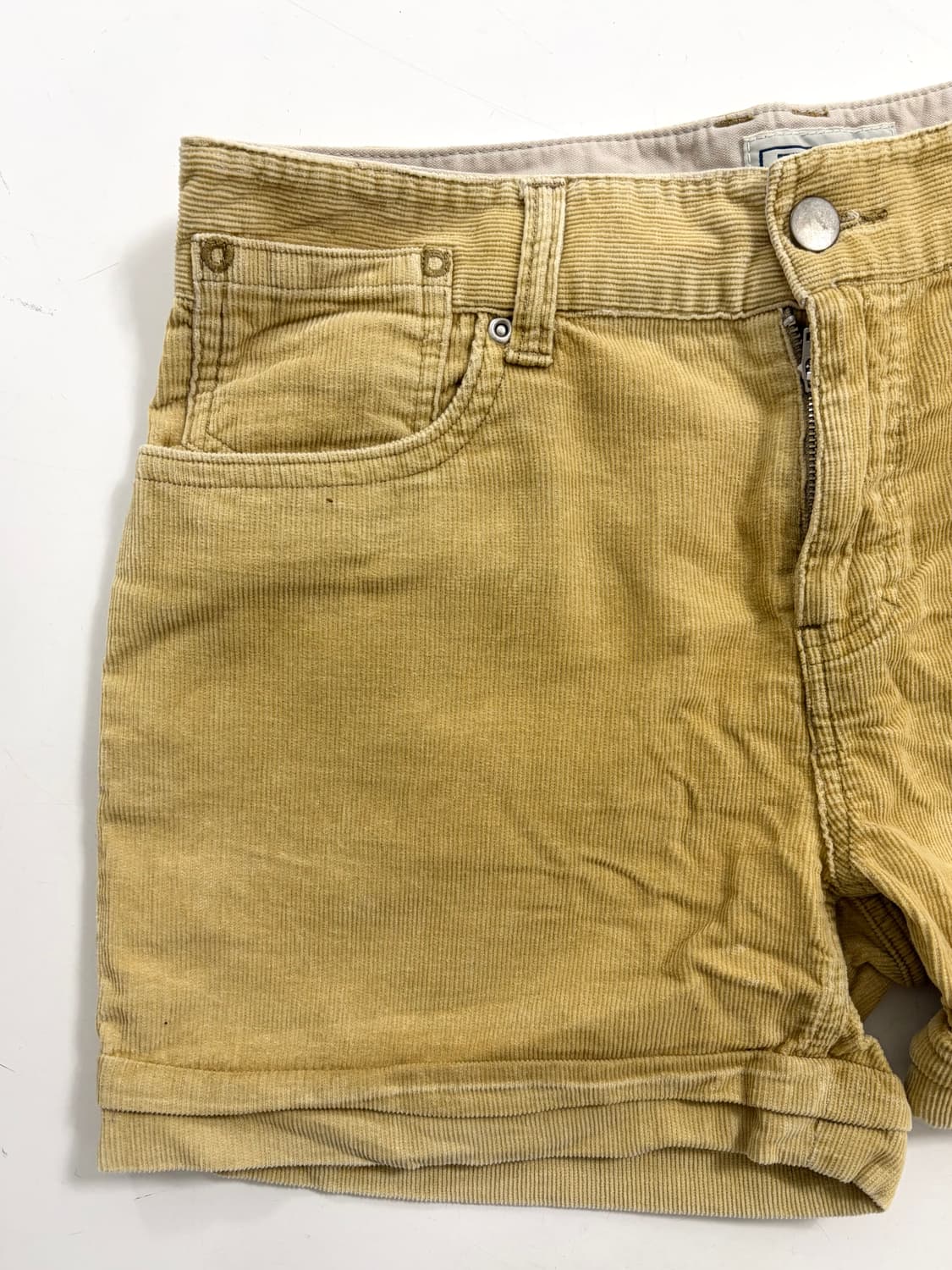 Yellow Corduroy Shorts 상품이미지5