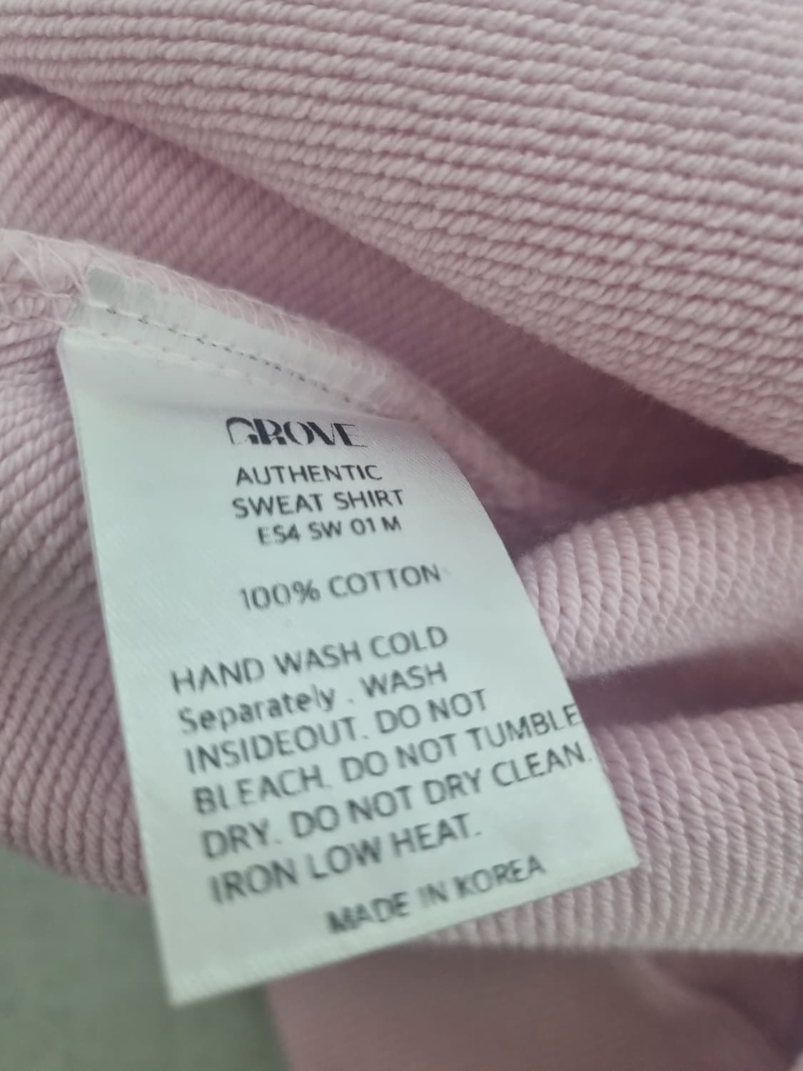 24ss 그로브 맨투맨 (새상품) 상품이미지5