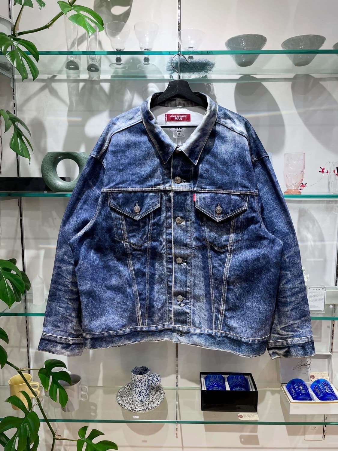 준야와타나베 x 베르베르진 x 리바이스 printed denim jack 상품이미지1