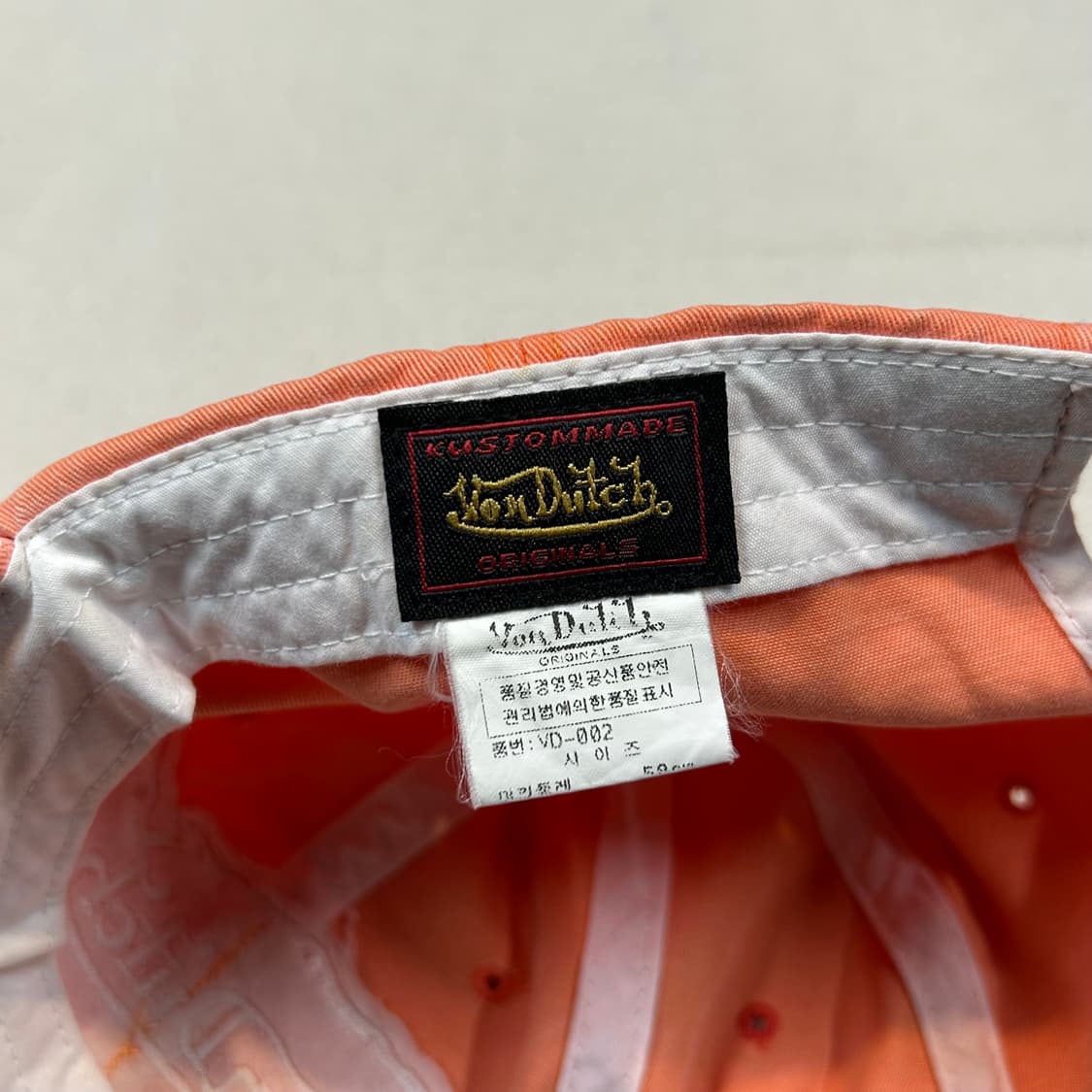 Von Dutch 본더치 볼캡 모자 Y2K 상품이미지7