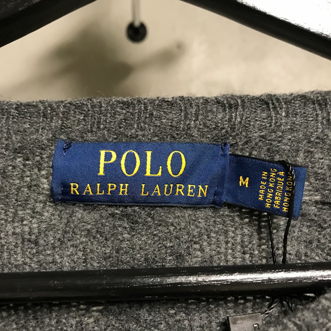 폴로 랄프로렌 케이블 니트 차콜 M 상품이미지5