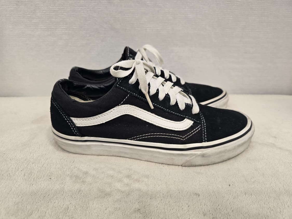 반스 올드스쿨 블랙 스웨이드 스니커즈 240 상품이미지3