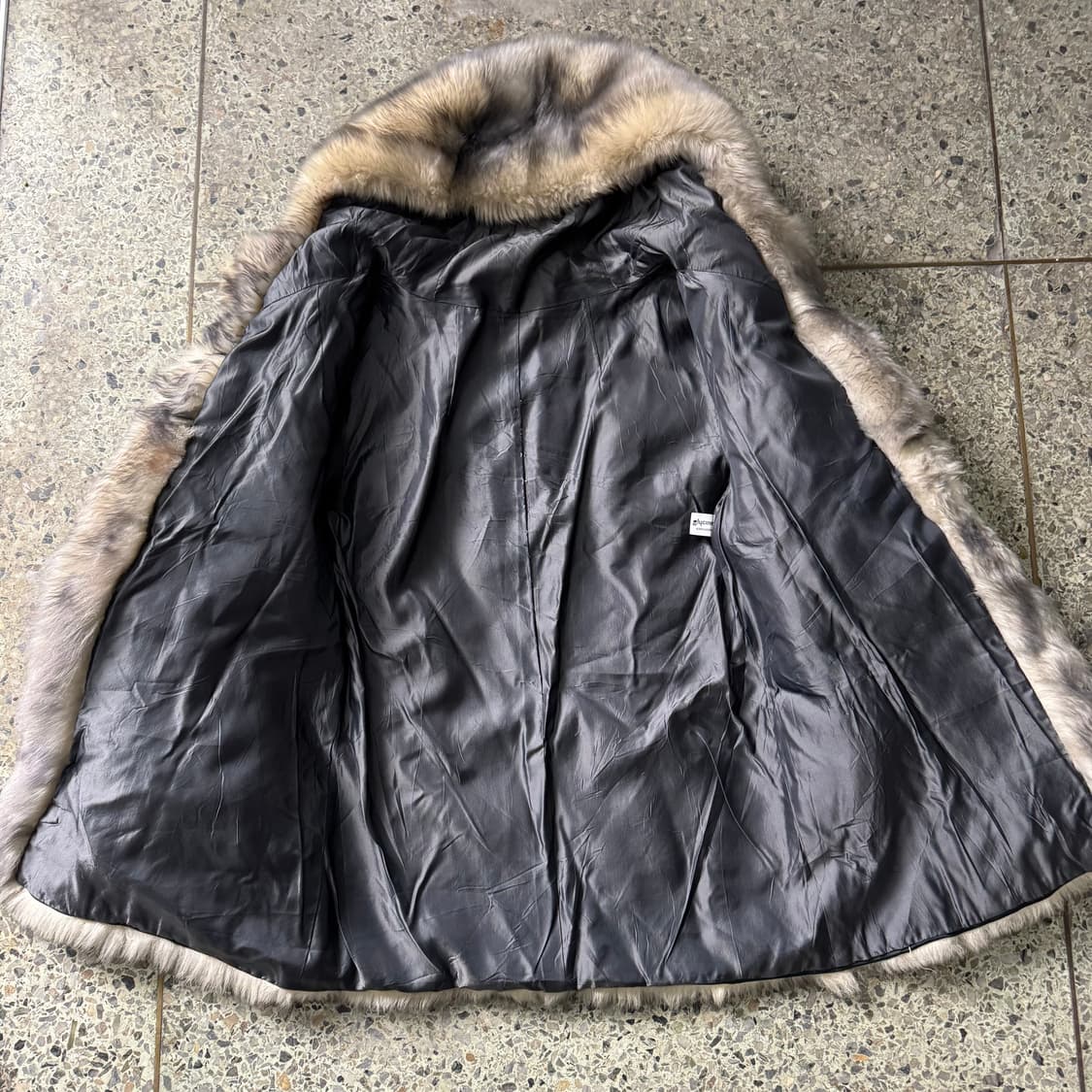 [M~L] Glycine Kinoshita 양가죽 양털 후드 퍼 코트 상품이미지2