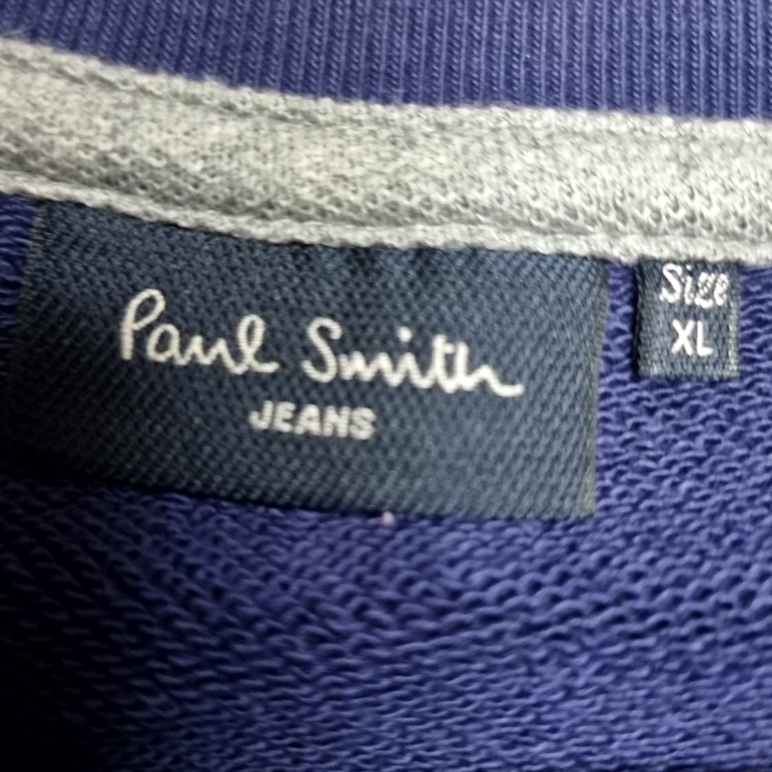 폴스미스 블루 네이비 맨투맨 티셔츠(xl) 상품이미지3