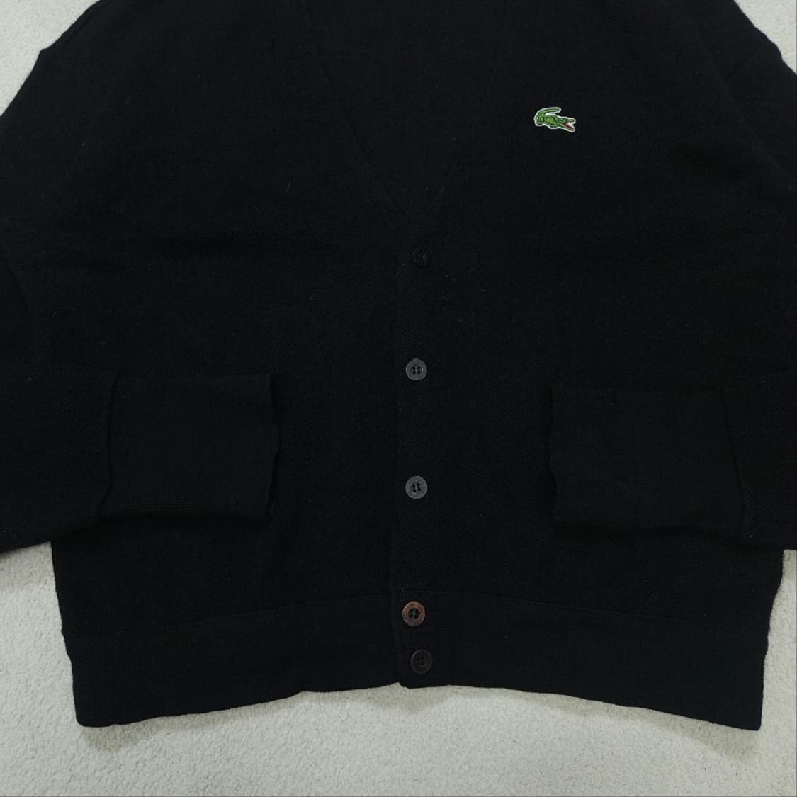 라코스테 울 가디건 100 블랙 상품이미지3