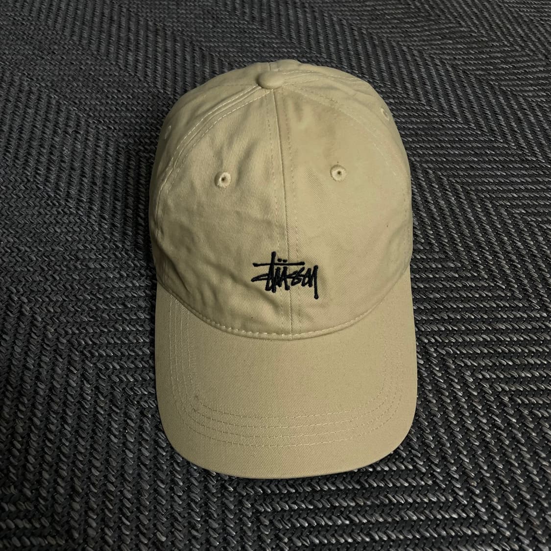 스투시 스탁 로고 베이지 볼캡y 3699 상품이미지2