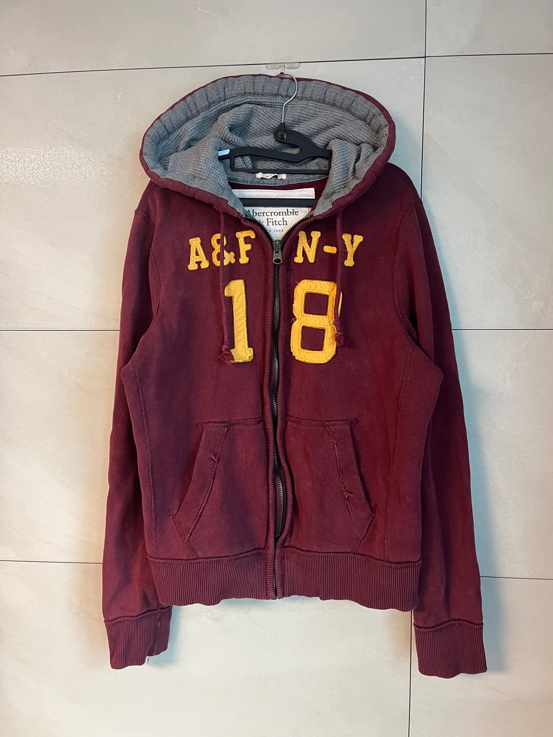 아베크롬비 A&F 대장 후드집업 버건디 [L] 상품이미지1