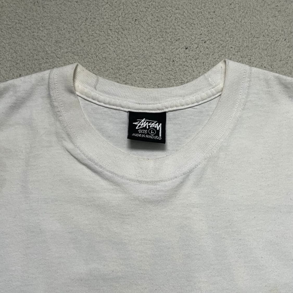 STUSSY 반팔 티 화이트 L (리폼) 상품이미지4