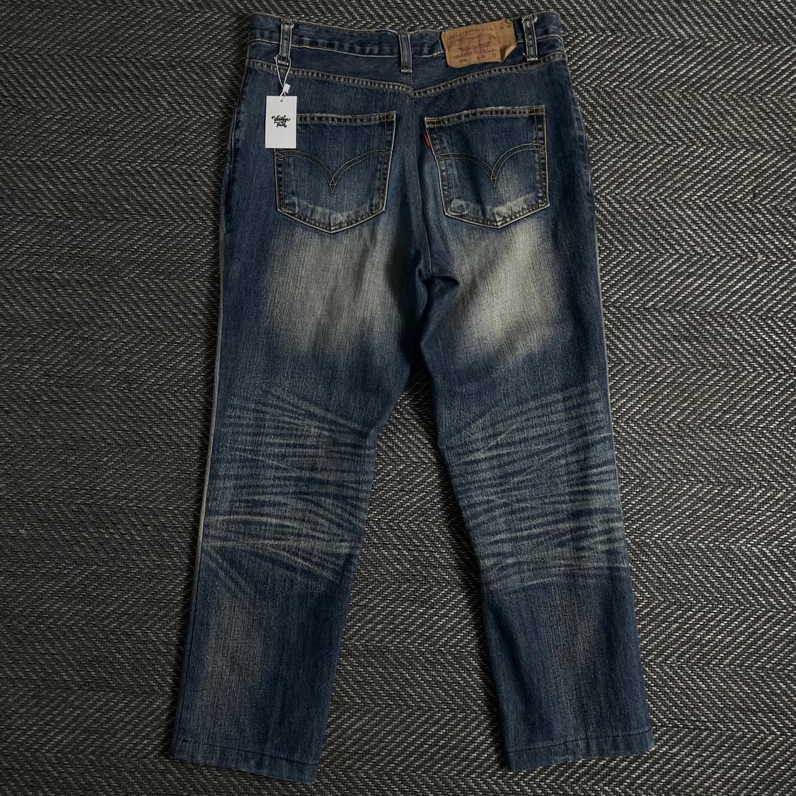 리바이스 501 워싱 데님 레귤러 팬츠o 3709 상품이미지4