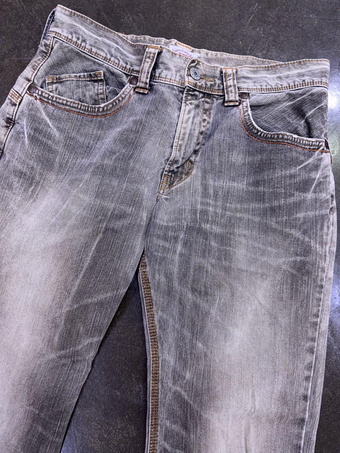 에드윈 XV 빈티지 워싱 어드저스트 백 플레어핏 부츠컷 데님팬츠 32 상품이미지3