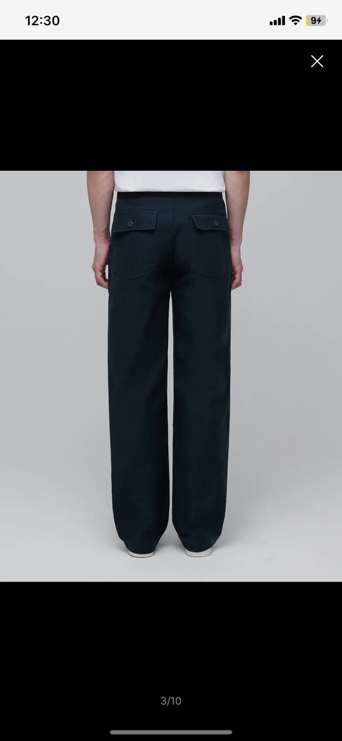 무탠다드 퍼티그 펜츠 네이비 상품이미지2