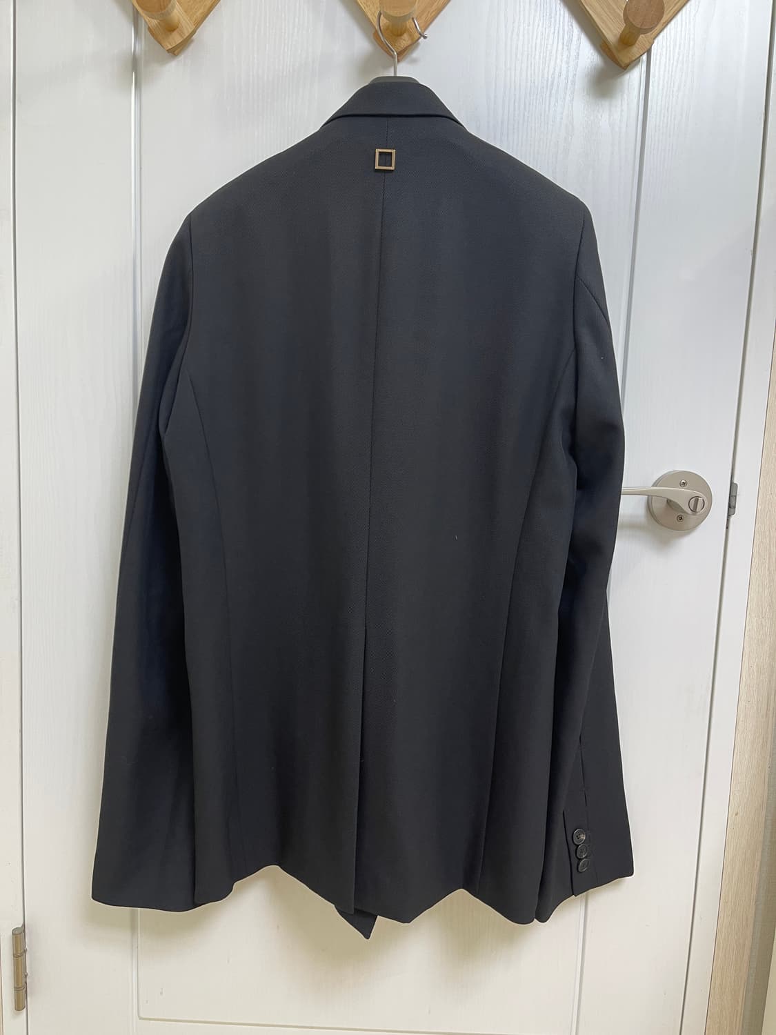 우영미 울 자켓 블랙  한정판  46 사이즈 상품이미지2