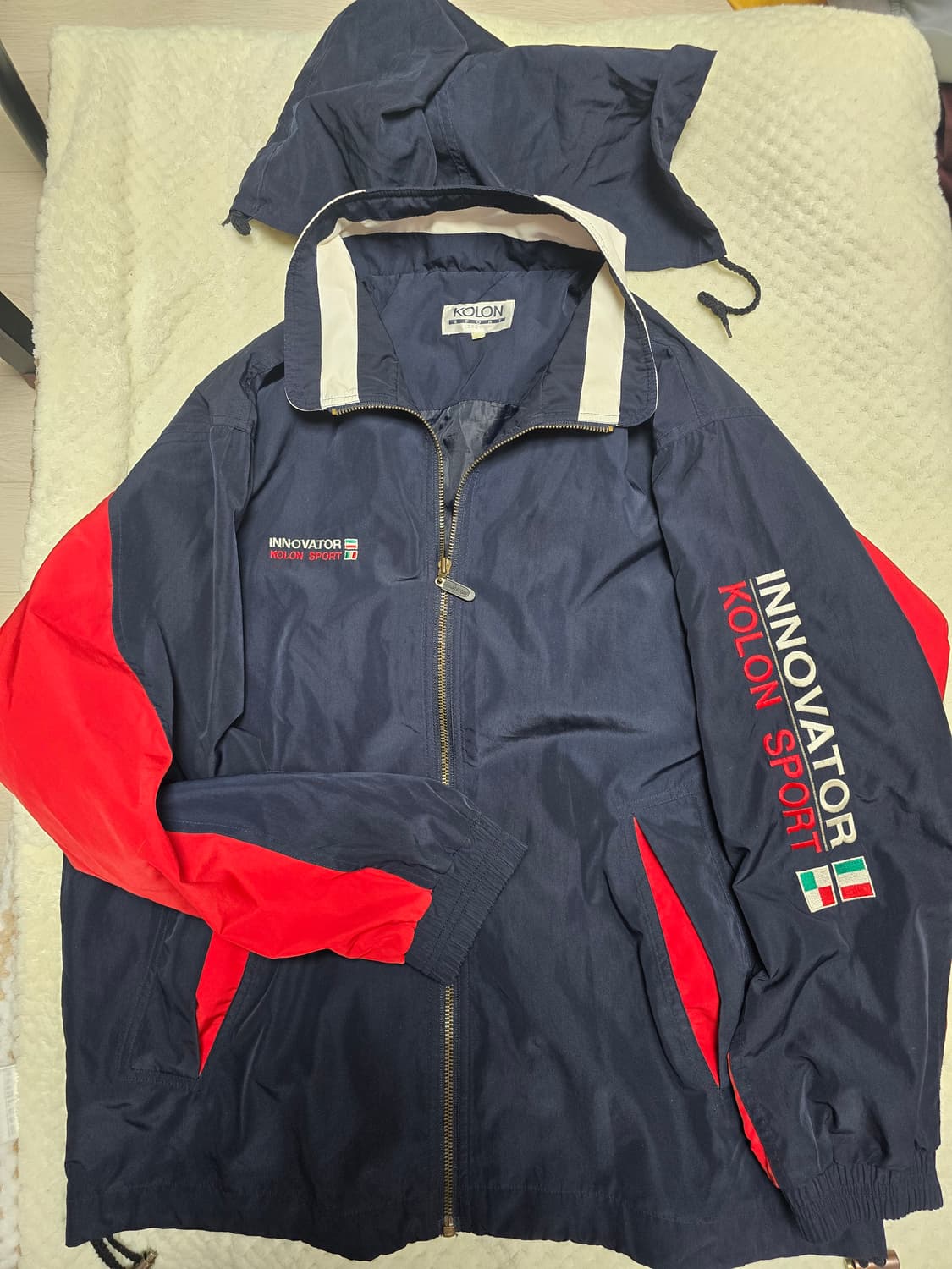 코오롱 스포츠 이노베이터 자켓 네이비/레드 상품이미지1