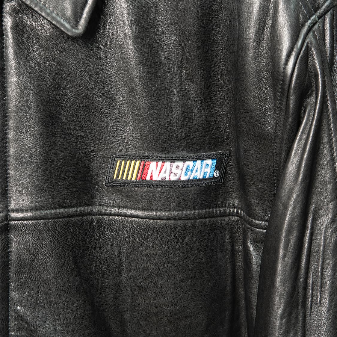 [110] 00s NASCAR 나스카 레이싱 램스킨 레더자켓 블랙  상품이미지3