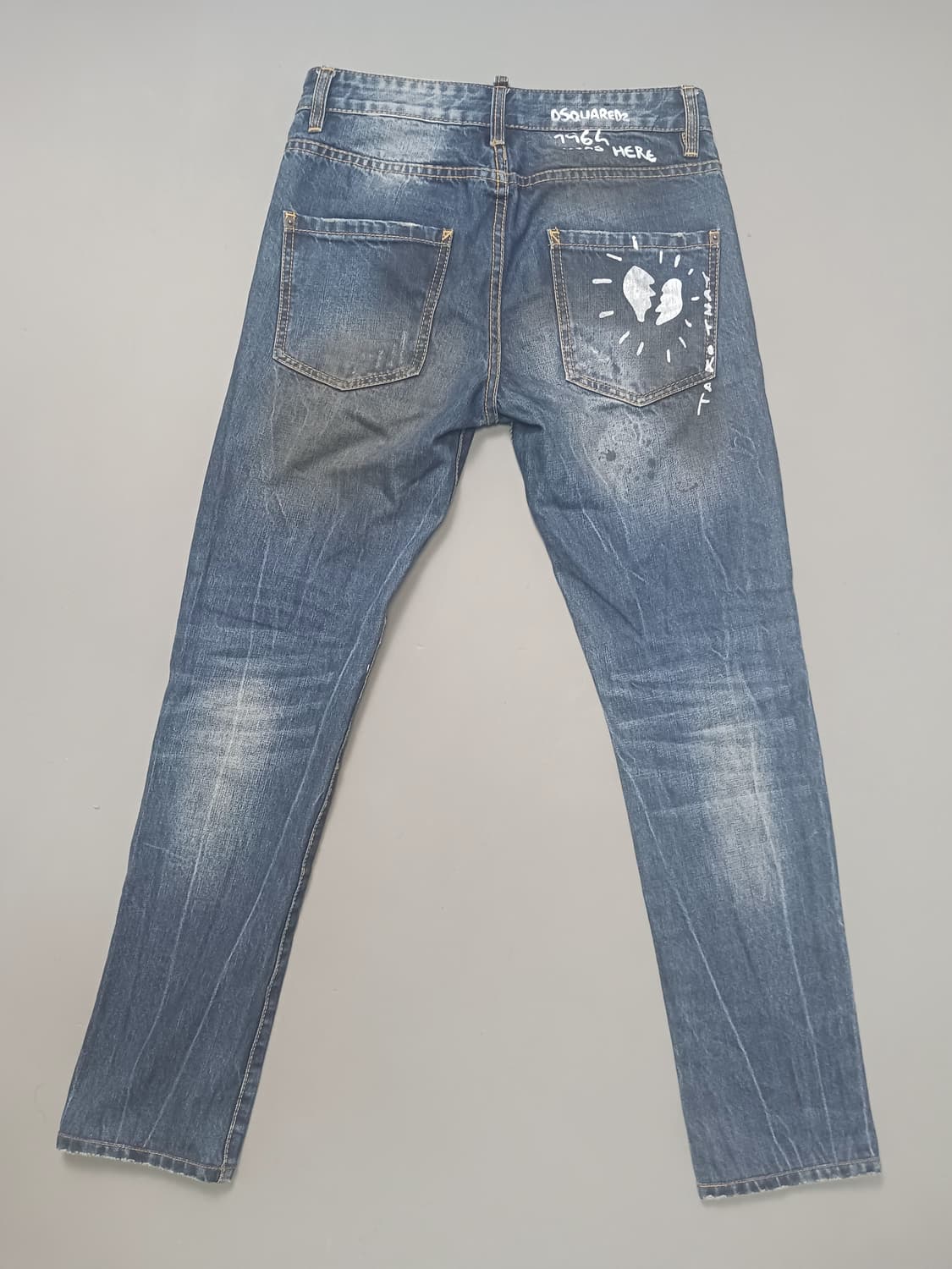[29] 디스퀘어드2 그래픽페인팅 슬림진 청바지 상품이미지7