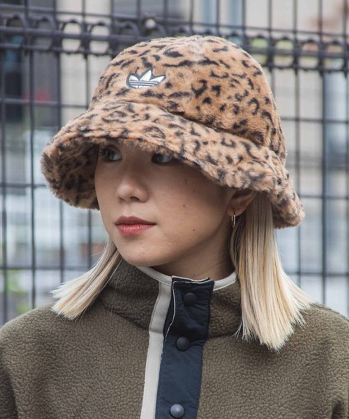 아디다스 레오파드 퍼 버킷햇 상품이미지6