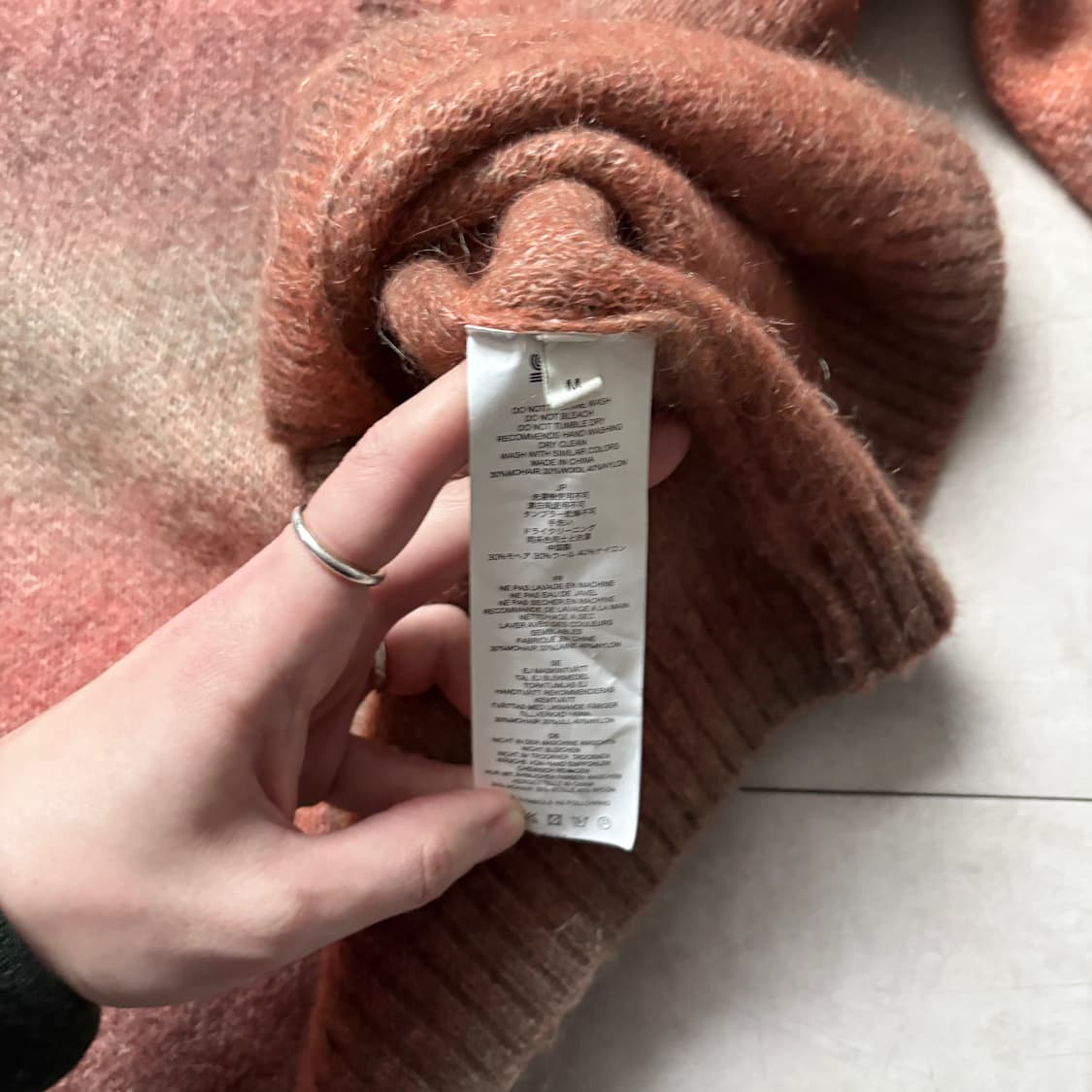 SNEAKERSNSTUFF ( SNS ) 모헤어 가디건 상품이미지6