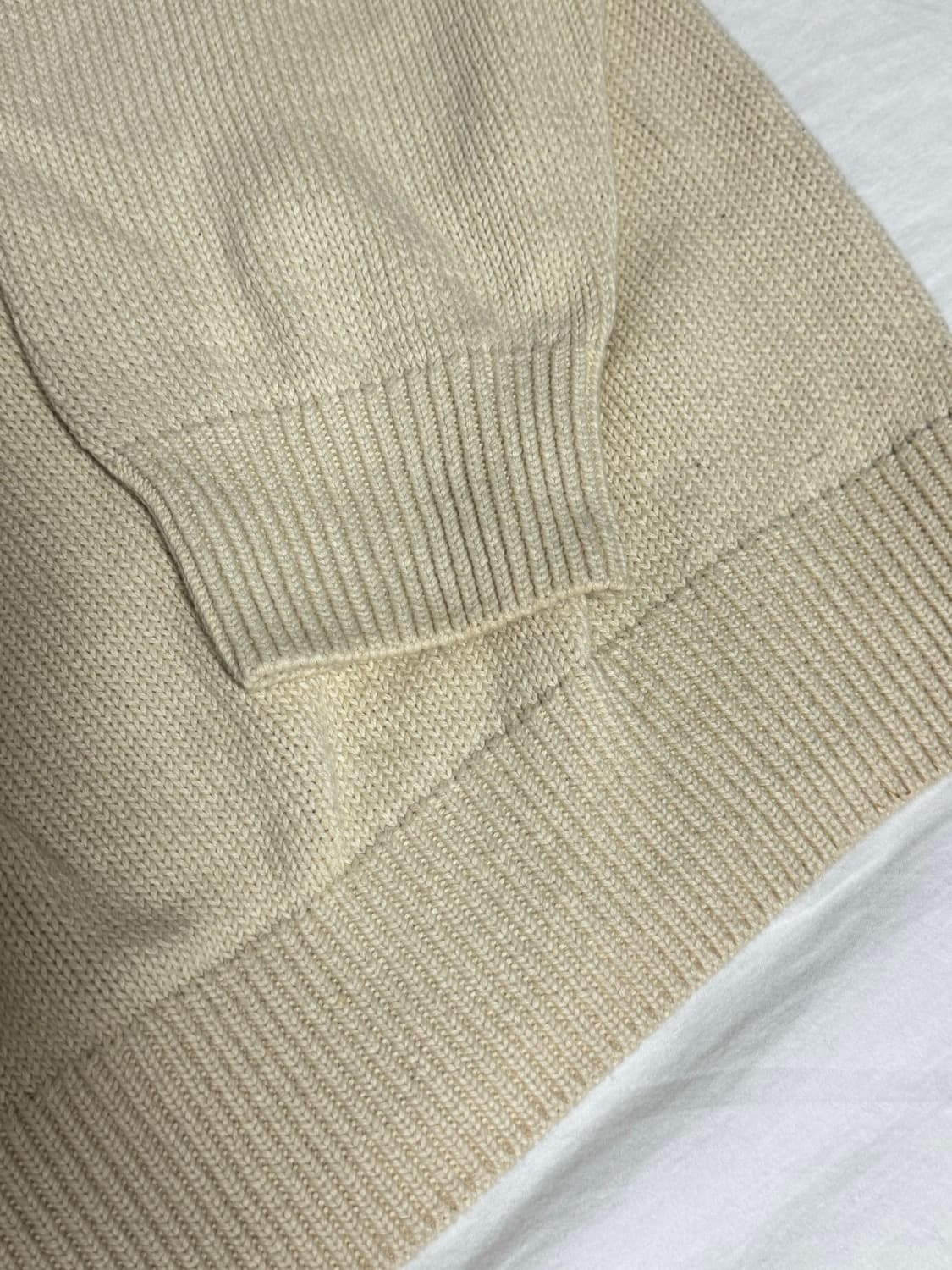 스투시 컬리 s 스웨터 내추럴 L사이즈 상품이미지5