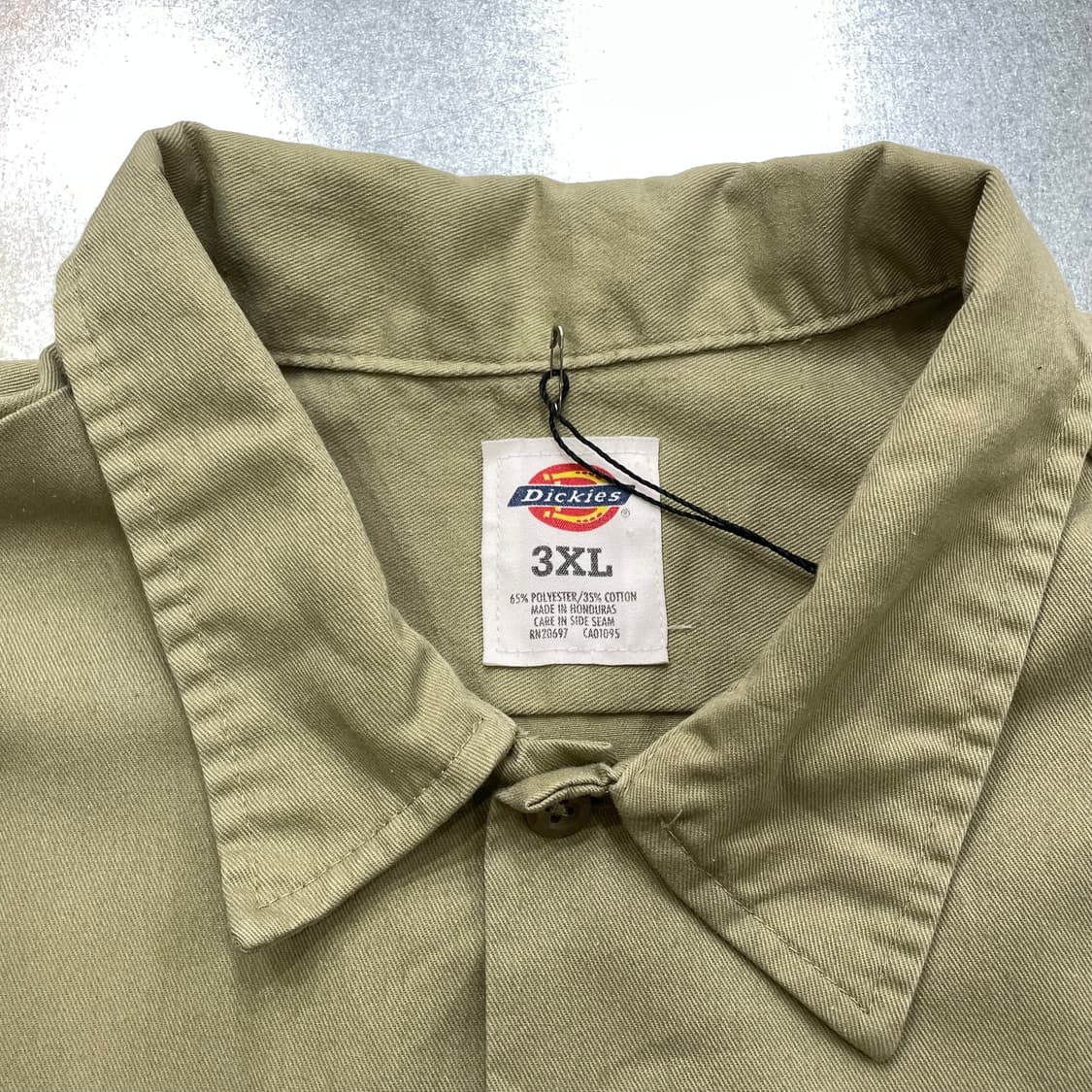 (3XL) Dickies 디키즈 반팔 워크 셔츠 베이지 상품이미지10