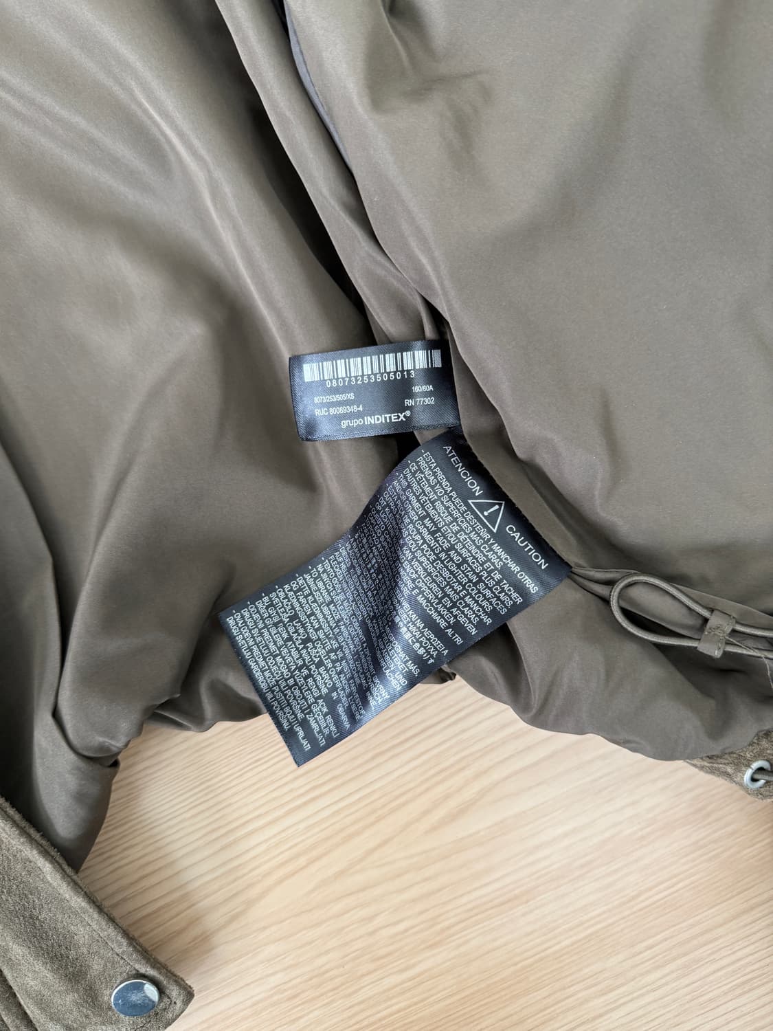 자라 100% 스웨이드 리얼 레더 자켓 상품이미지8