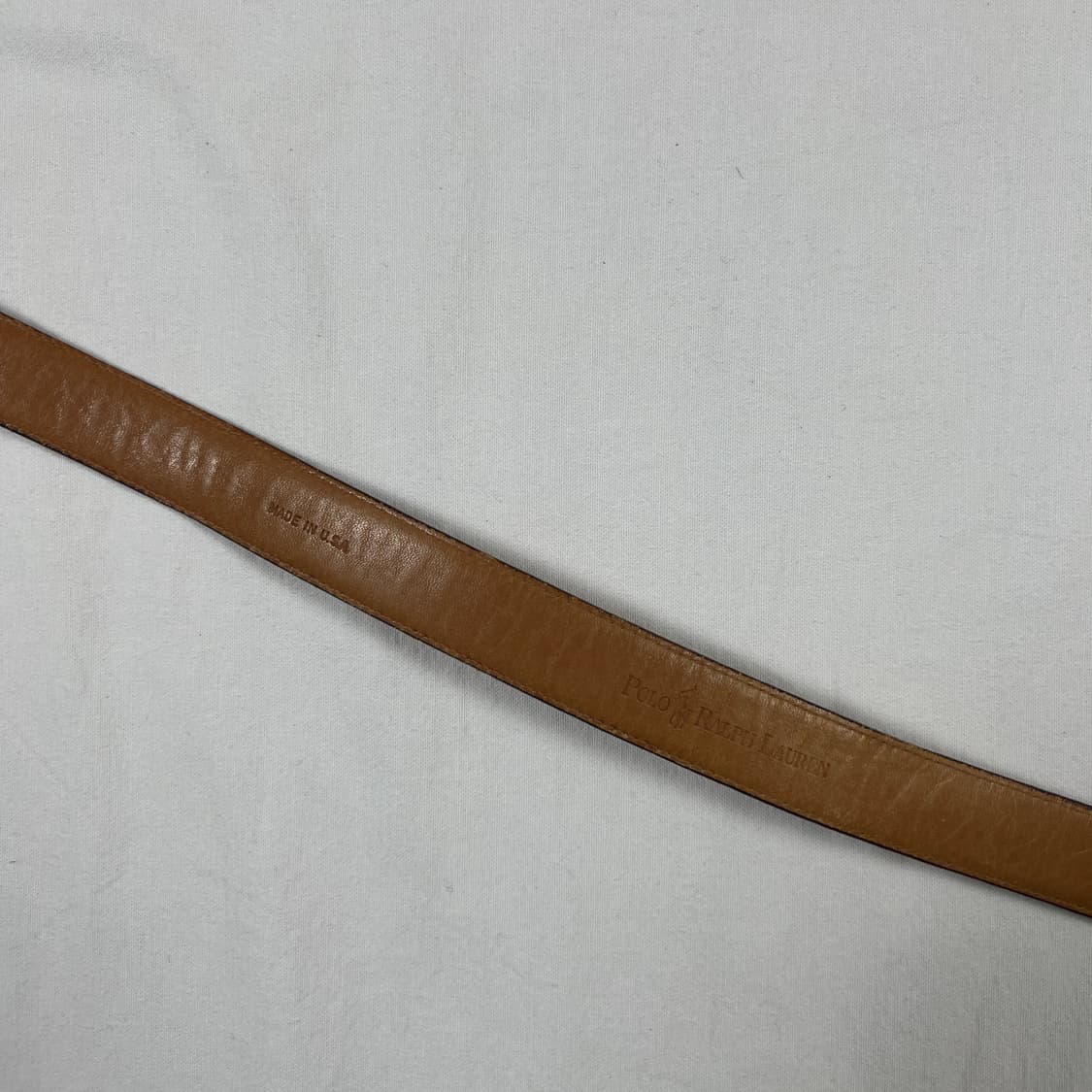 90‘s 폴로랄프로렌 크레스트 로고 가죽 벨트 상품이미지7