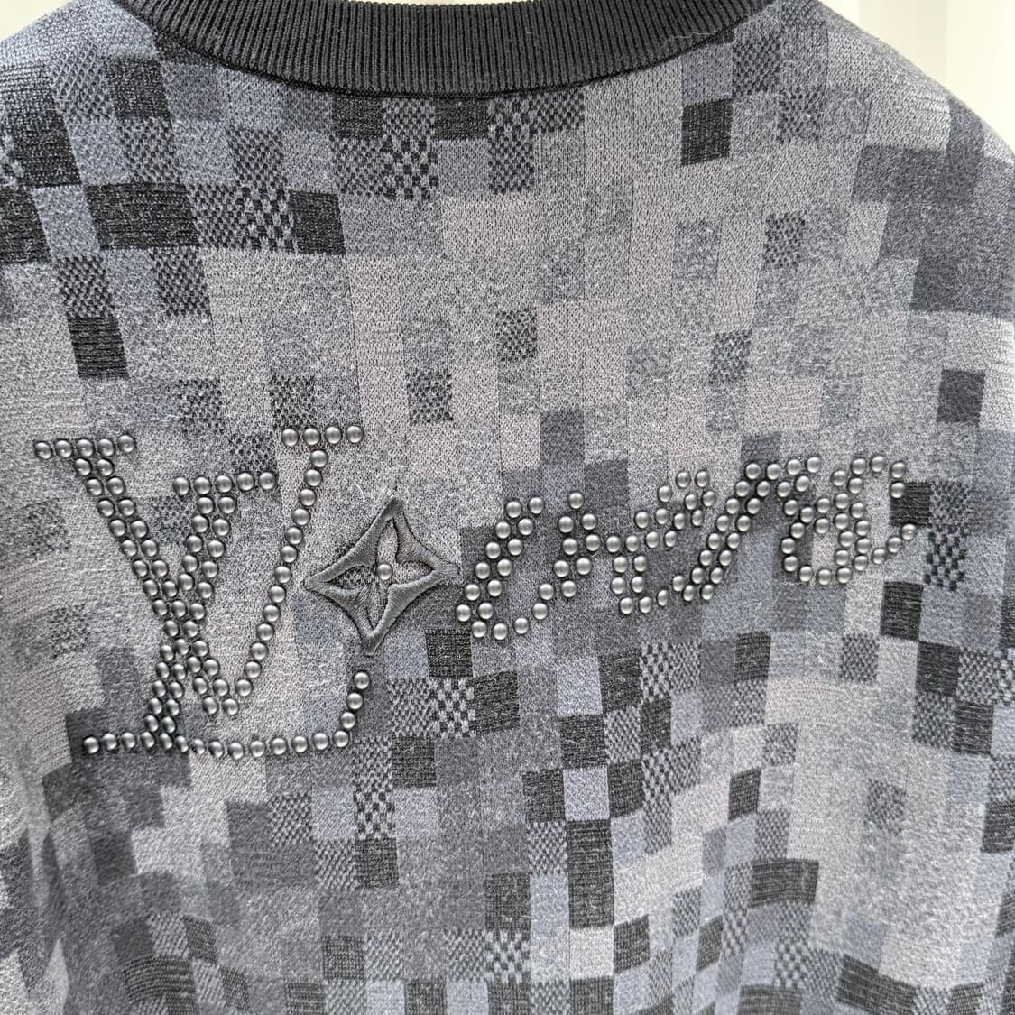 XL / 루이비통 다모플라주 자카드 풀오버 니트 상품이미지6