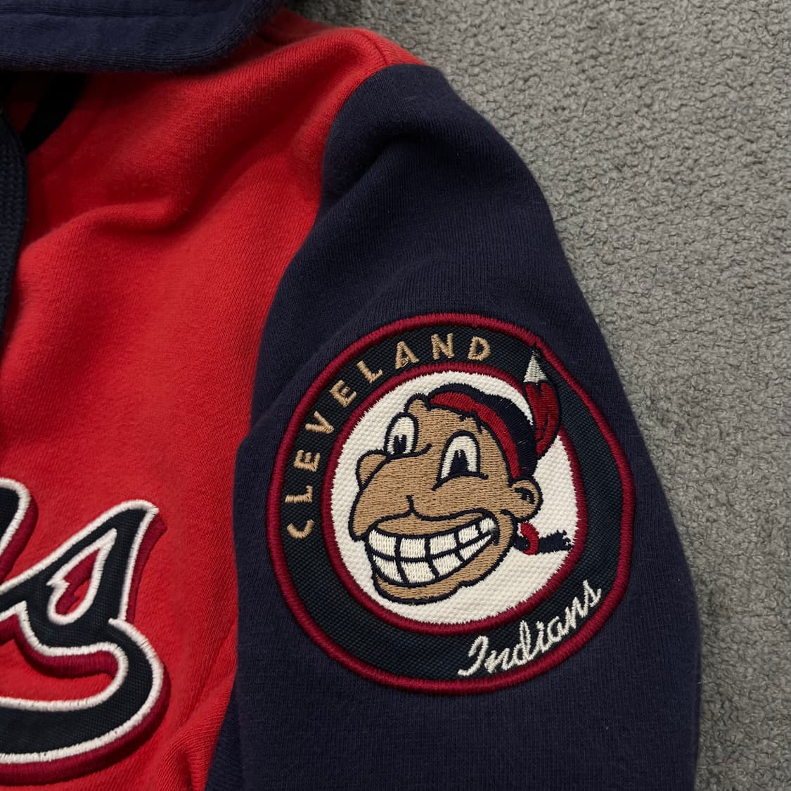 85 MLB 클리블랜드 후드 야구 점퍼 바시티자켓 상품이미지3