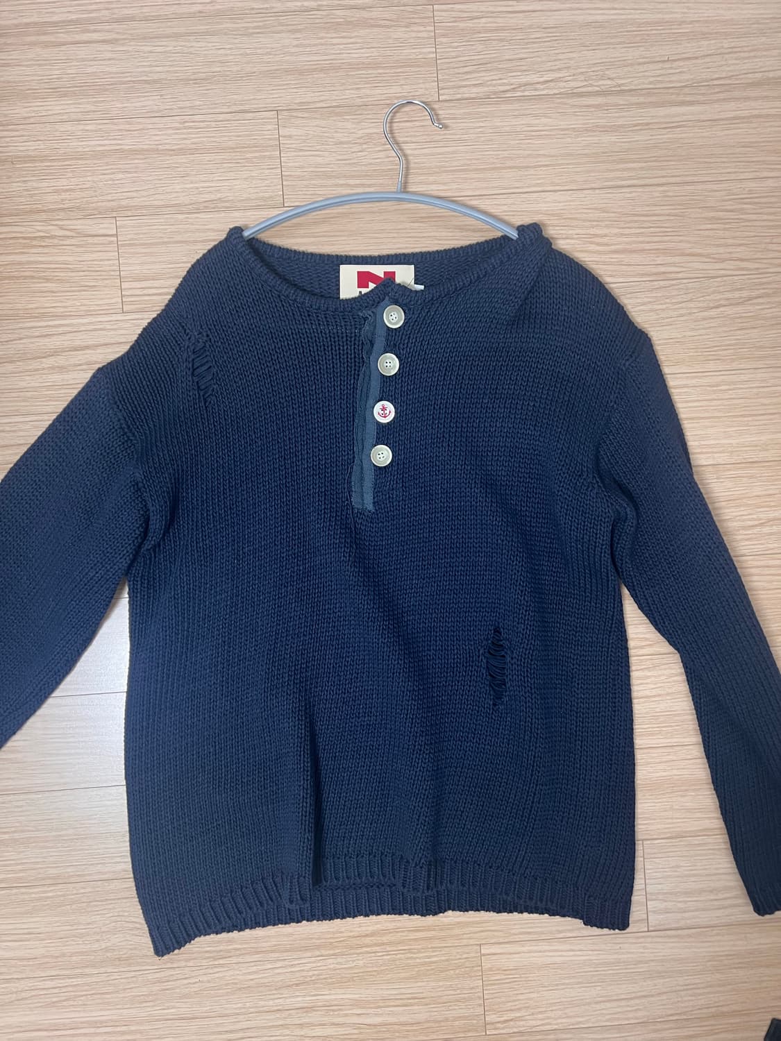 엔아카이브 디테일 헨리넥  상품이미지1