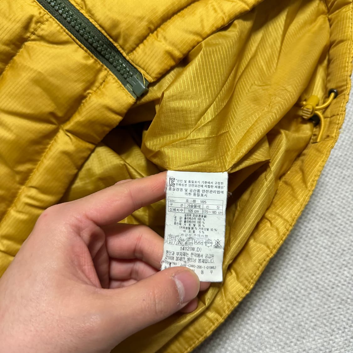 코오롱스포츠 700필파워 경량패딩 상품이미지4