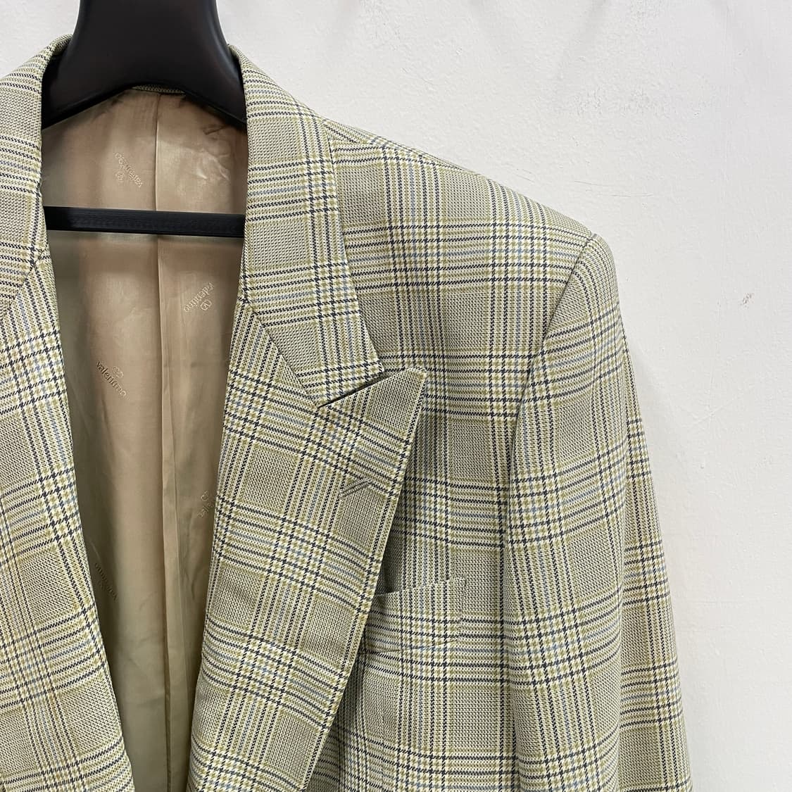 발렌티노 체크 더블 블레이저 자켓 상품이미지3