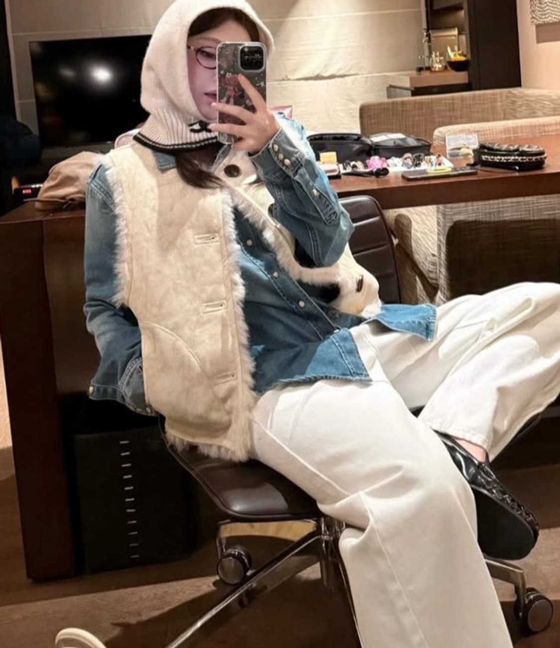 (새상품)샤넬25/26바라클라바 상품이미지8