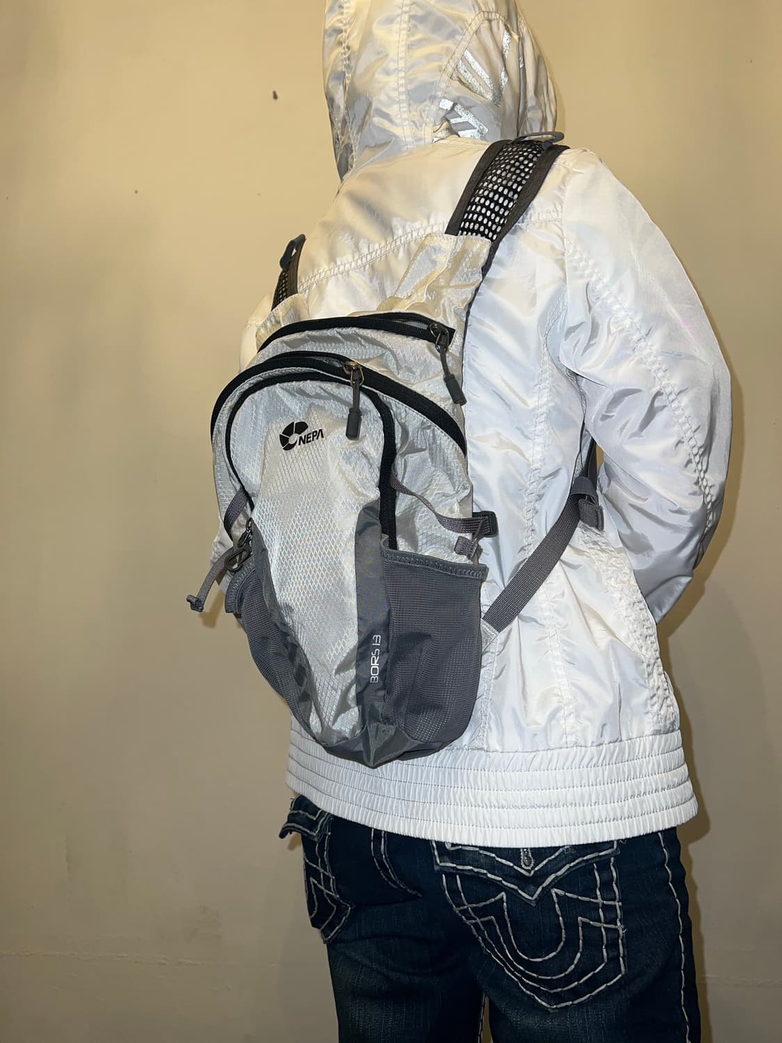 NEPA Ice Grey mini Backpack 상품이미지3