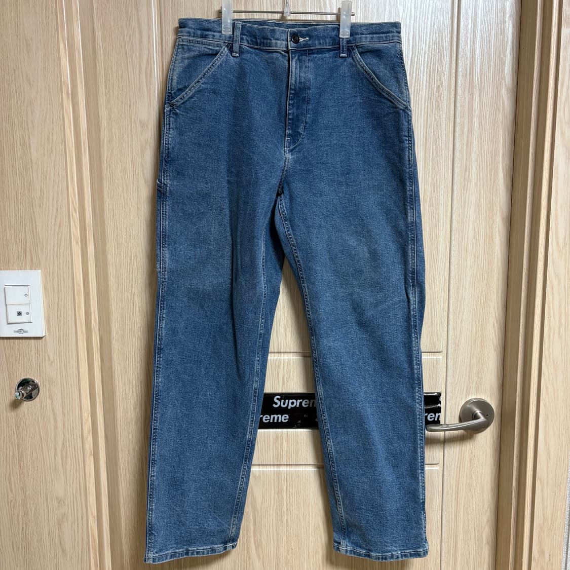 새상품 / L / 유니클로 데님워크팬츠 상품이미지1