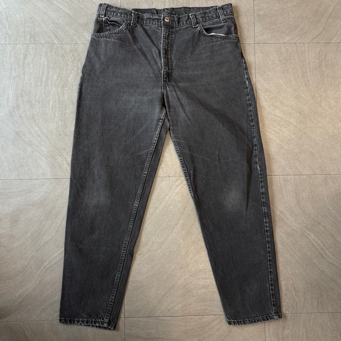 90년 미국 생산 리바이스 550 데님 블랙탭 팬츠 바지 상품이미지1