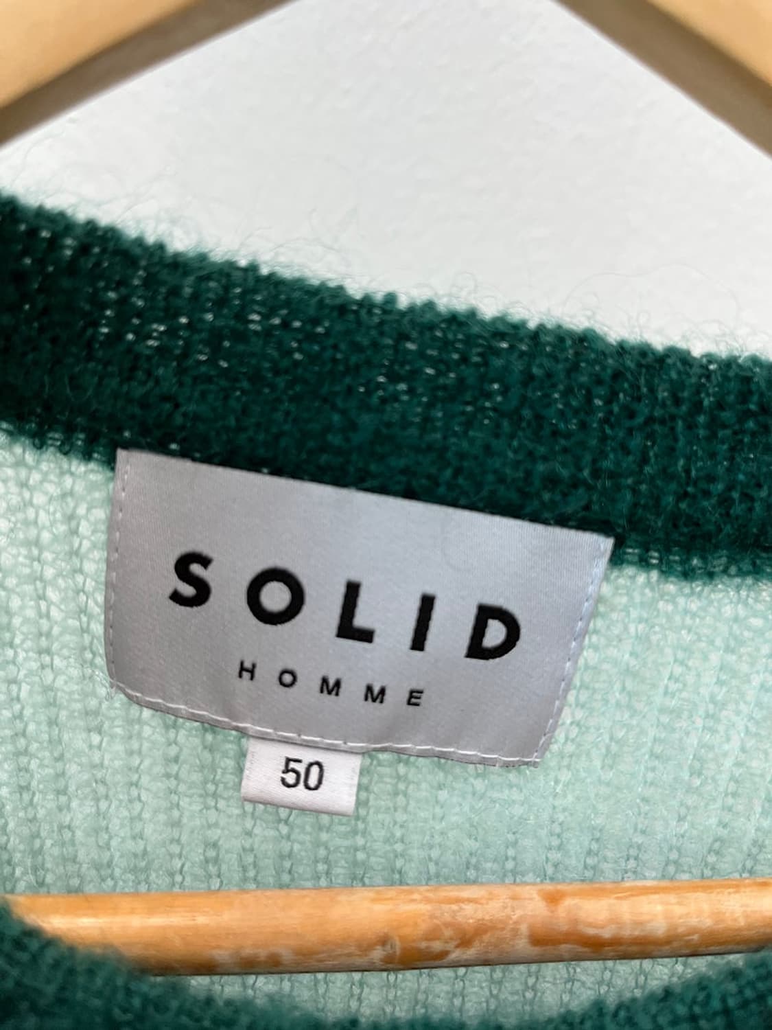 105) 솔리드옴므 모헤어 오버니트  상품이미지7