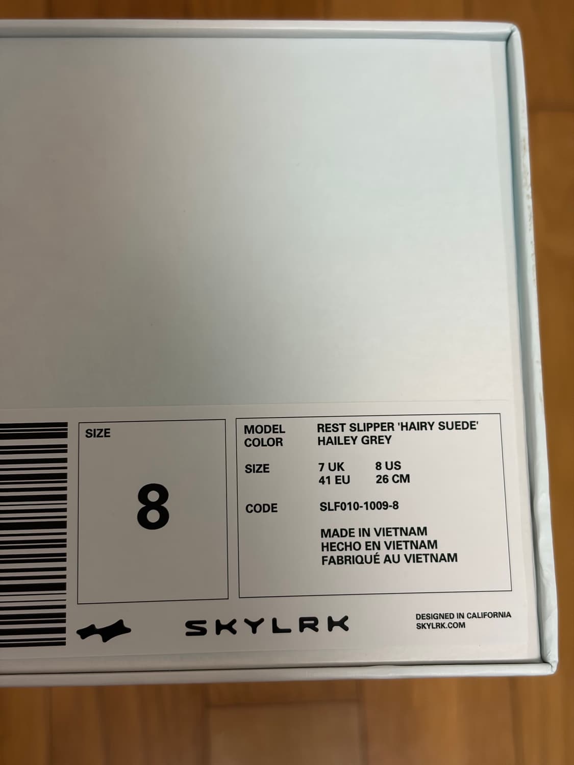 SKYLRK rest slipper 레스트 슬리퍼 헤일리 그레이 260 상품이미지7